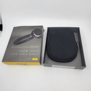 Jabra Evolve 40 Stereo Wired Headset HSC017 w/ ENC010 USB Controller with case
